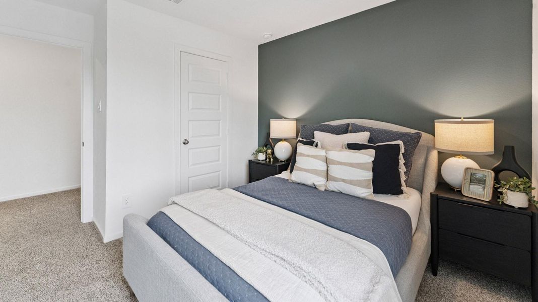 Furnished interior view inside a new home in Mansfield Estates, Houston (Image 23).