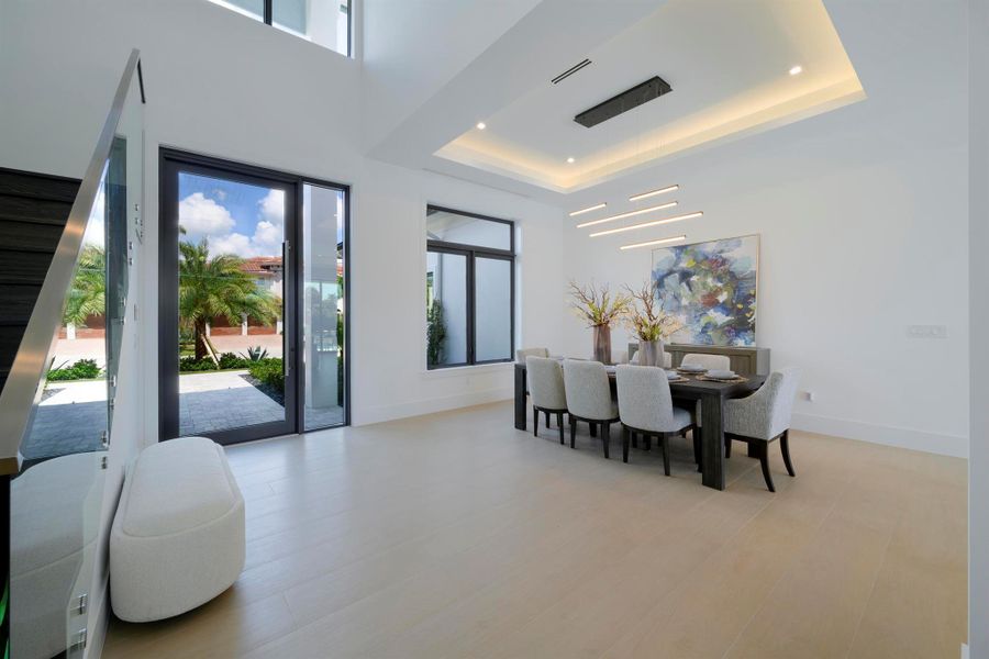 Furnished interior view inside a new home in , North Palm Beach (Image 13).