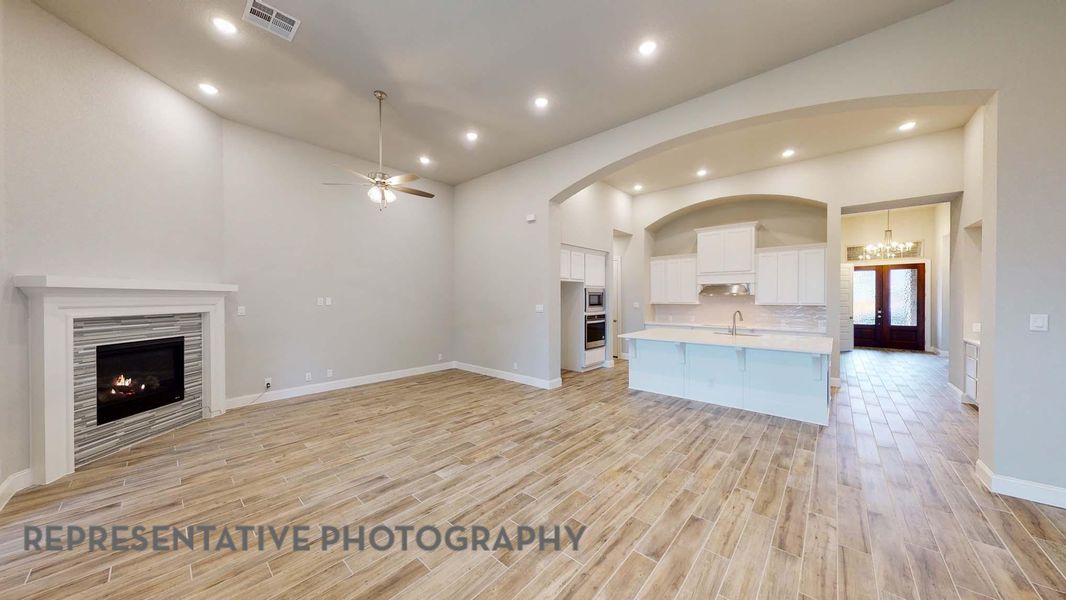 Furnished interior view inside a new home in Parten, Austin (Image 3).