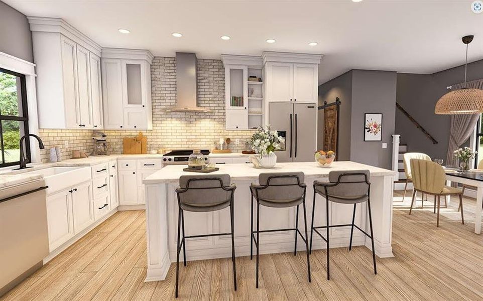 Furnished interior view inside a new home in , Bremen (Image 9).