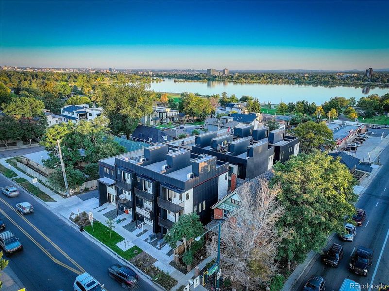 Aerial View of Sloan's Lake