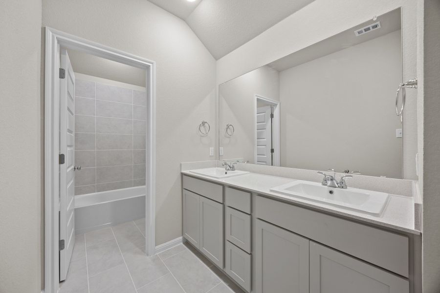 Furnished interior view inside a new home in Trinity Ranch, Elgin (Image 14).