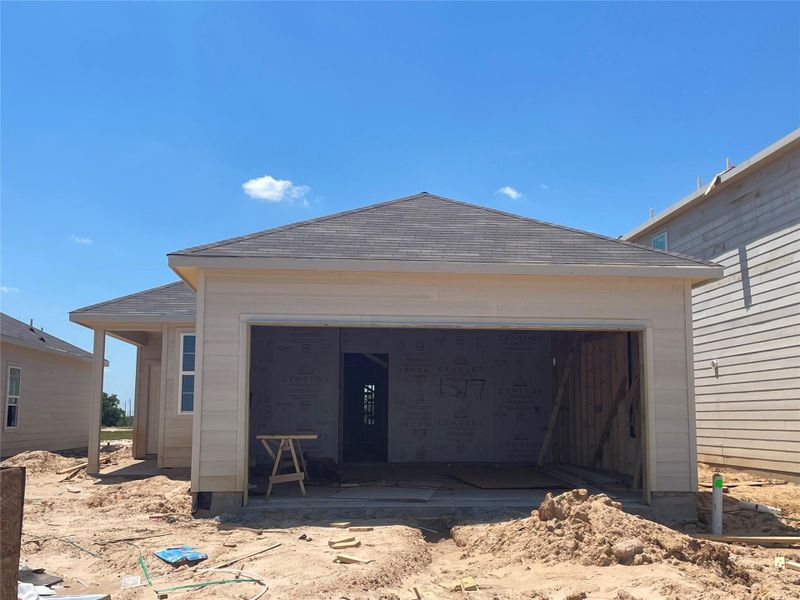 In-progress construction of a new home in Mirabella, Brookshire, TX (Image 21).