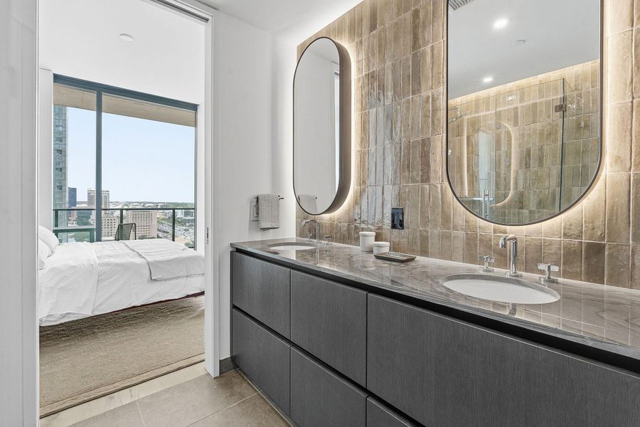 Furnished interior view inside a new home in , Austin (Image 18).