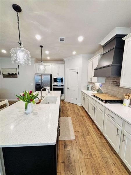 Furnished interior view inside a new home in Belle Woode Estates, Monroe (Image 9).
