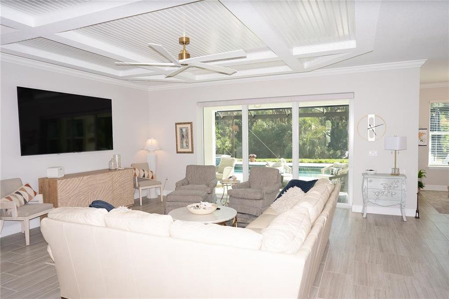 Furnished interior view inside a new home in , Sarasota (Image 8).