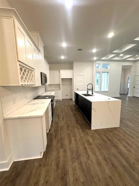 Furnished interior view inside a new home in , Huffman (Image 5).