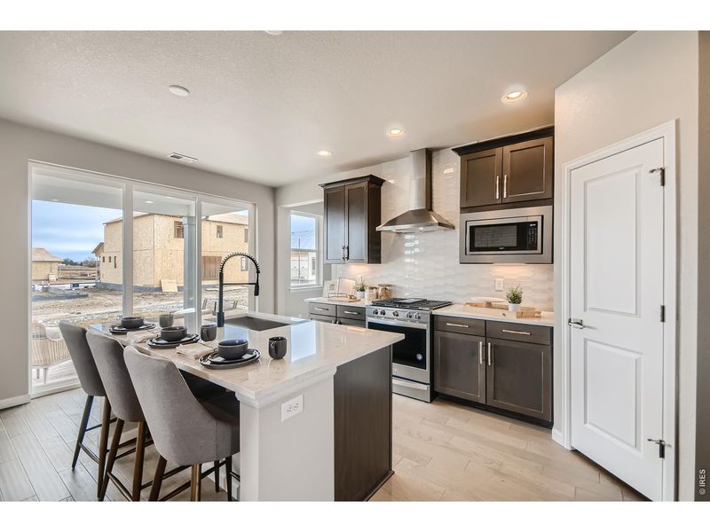 Furnished interior view inside a new home in Country Club Reserve, Fort Collins (Image 4).