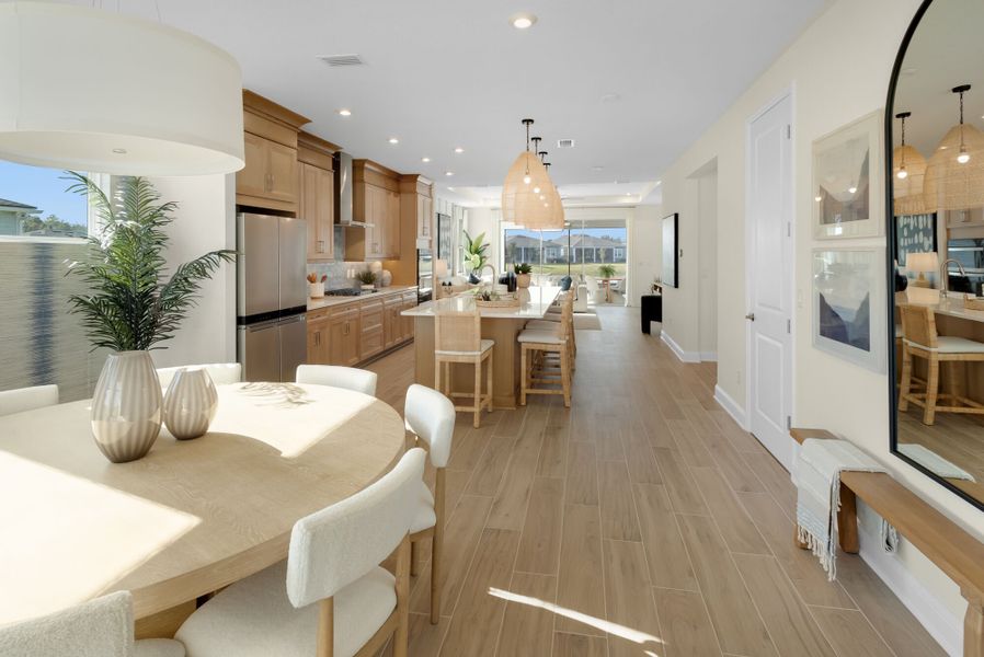 Representative furnished interior of a home built from the Cayman by Mattamy Homes in RiverTown, St. Johns (Image 3).