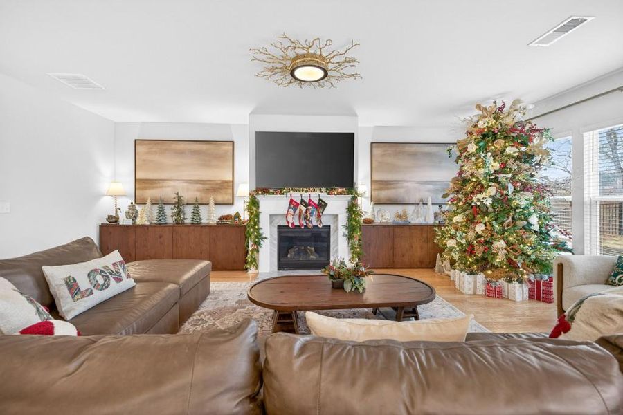 Furnished interior view inside a new home in Reunion, Flowery Branch (Image 12). Furnished interior view inside a new home in Reunion, Flowery Branch (Image 12).