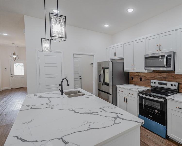 Furnished interior view inside a new home in , Dallas (Image 9). Furnished interior view inside a new home in , Dallas (Image 9).