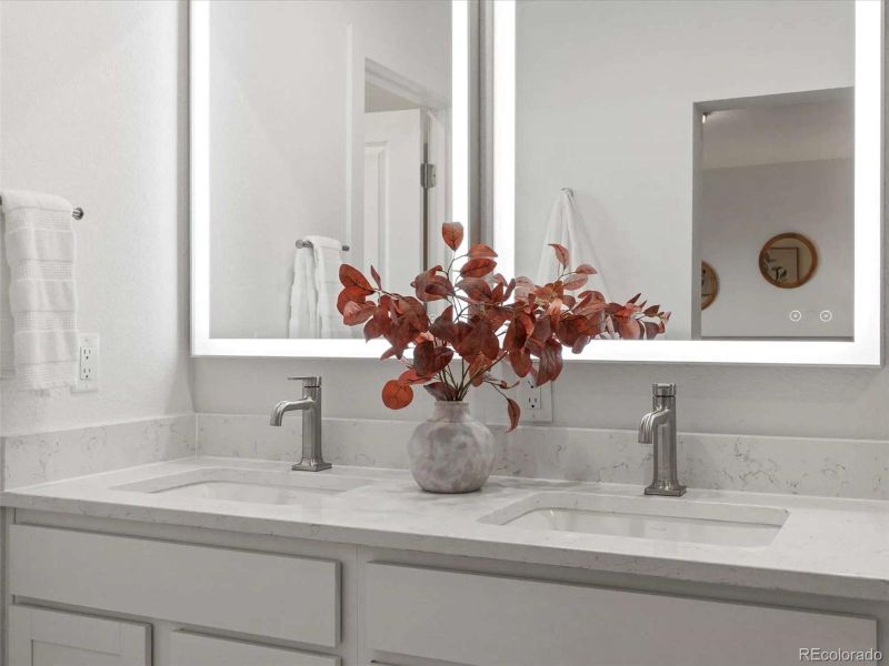 Close-up of interior finishes inside a home in The Commons at Victory Ridge, Colorado Springs (Image 7).