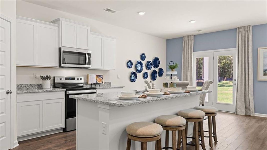 Furnished interior view inside a new home in Jackson Landing, Jefferson (Image 32). Furnished interior view inside a new home in Jackson Landing, Jefferson (Image 32).