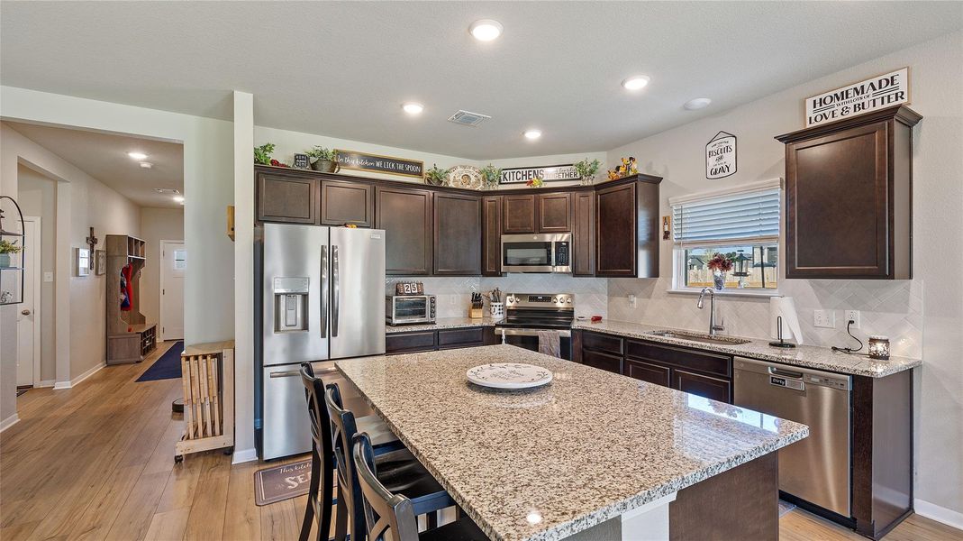 Furnished interior view inside a new home in , Nolanville (Image 10).