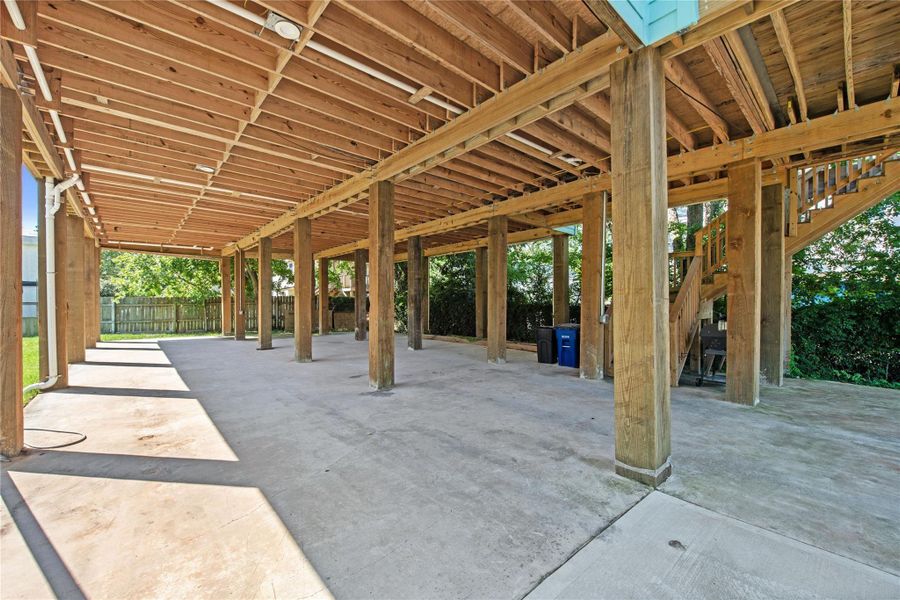 In-progress construction of a new home in , Kemah, TX (Image 26).