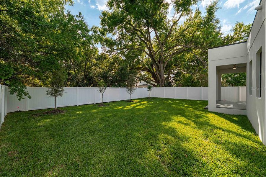 Exterior details and patio area of a home in , Tampa (Image 32).