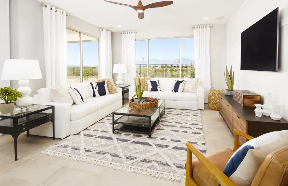 Representative furnished interior of a home built from the Cantania by Pulte Homes in Festival Foothills, Buckeye (Image 9).
