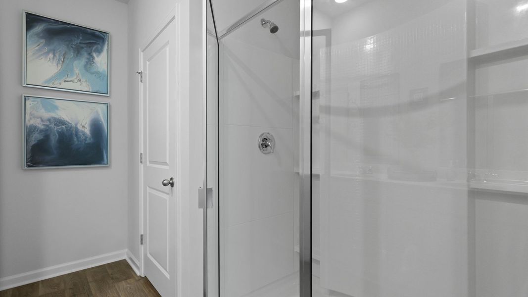 Representative unfurnished interior of a home built from the Glenwood by D.R. Horton in Pine Hills at Cane Bay, Summerville (Image 19).