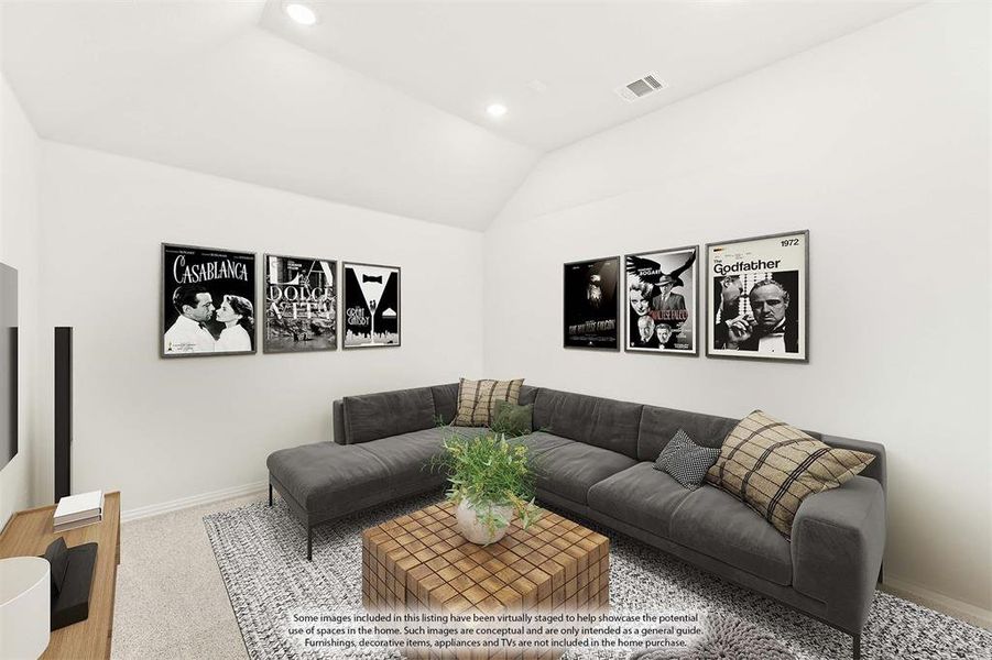 Furnished interior view inside a new home in Liberty, Melissa (Image 19).