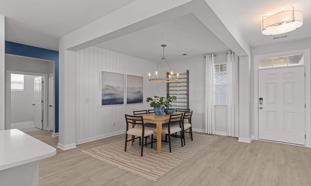 Representative furnished interior of a home built from the The Orchid by Chesapeake Homes in Traditions at Carolina Forest, Myrtle Beach (Image 15).
