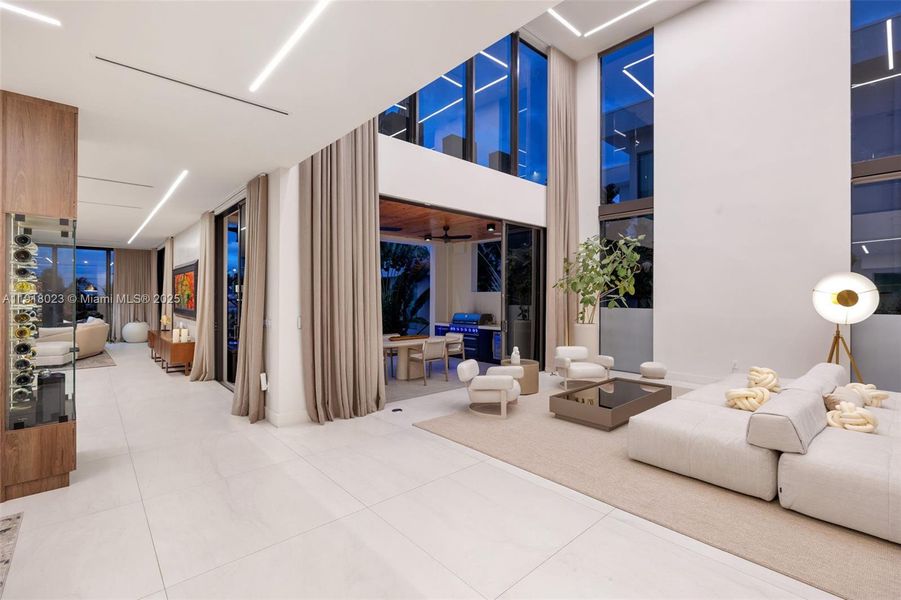 Furnished interior view inside a new home in , Miami (Image 19).