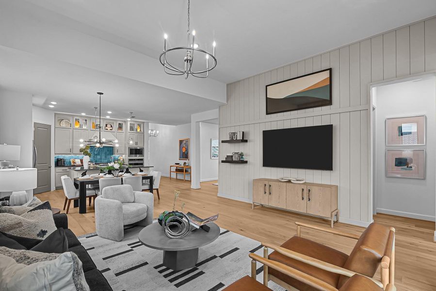 Furnished interior view inside a new home in Grange - Reserve Collection, Katy (Image 6).