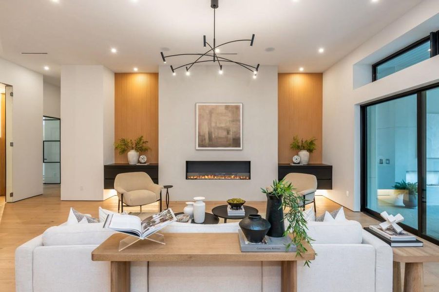 Furnished interior view inside a new home in , Atlanta (Image 11).