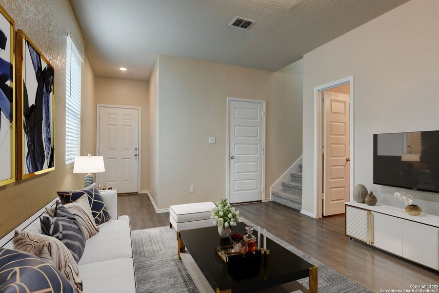 Furnished interior view inside a new home in Somerset Trails, San Antonio (Image 9).