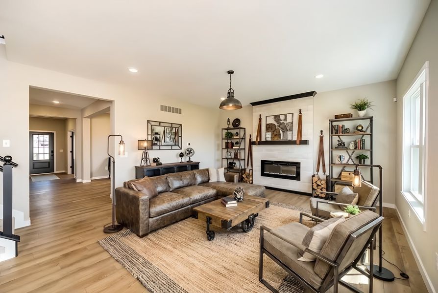 Furnished interior view inside a new home in Three Rivers, Rome (Image 38).