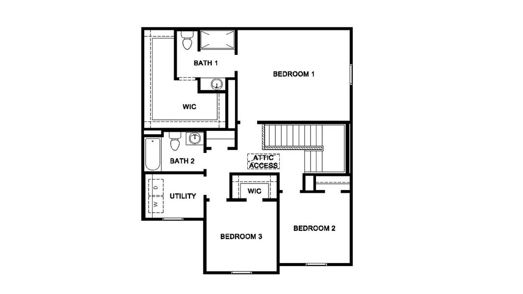 2D floor plan layout for the The Davis by D.R. Horton in Riverstone at Westpointe, San Antonio, TX (Image 4). 2D floor plan layout for the The Davis by D.R. Horton in Riverstone at Westpointe, San Antonio, TX (Image 4).