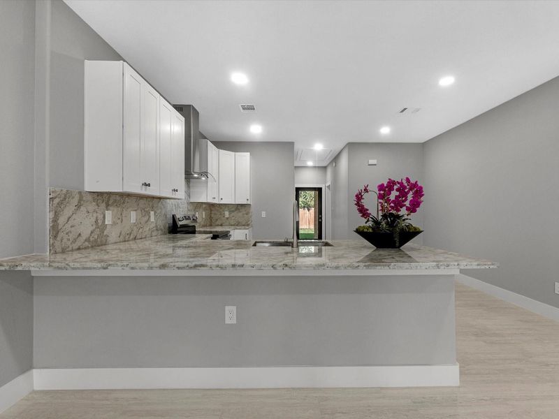 Furnished interior view inside a new home in , Houston (Image 11).