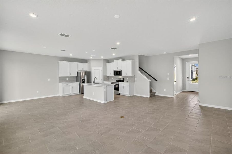 Great Room/Dining View of Kitchen