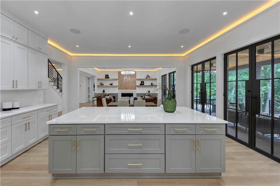 Furnished interior view inside a new home in , Marietta (Image 4).