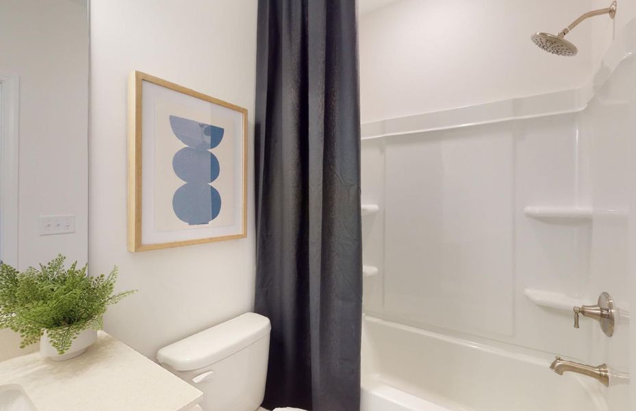 Furnished interior view inside a new home in Hamlet at Carothers Crossing, La Vergne (Image 13).