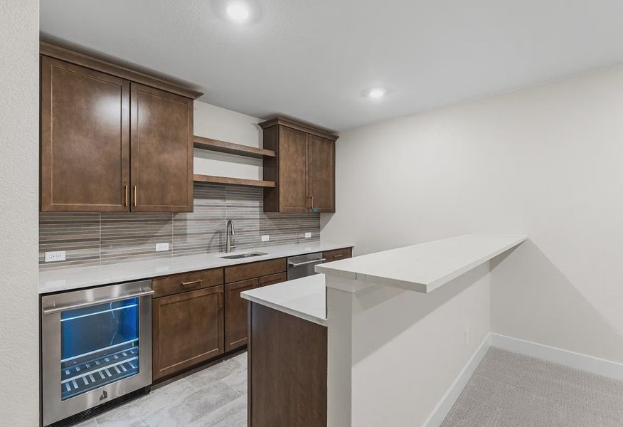 Homesite 3710 Wet Bar at Finished Basement - 19 of 20