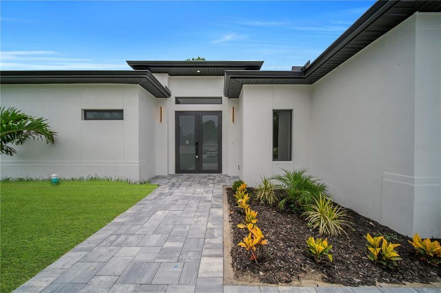 Exterior details and patio area of a home in , North Port (Image 23). Exterior details and patio area of a home in , North Port (Image 23).