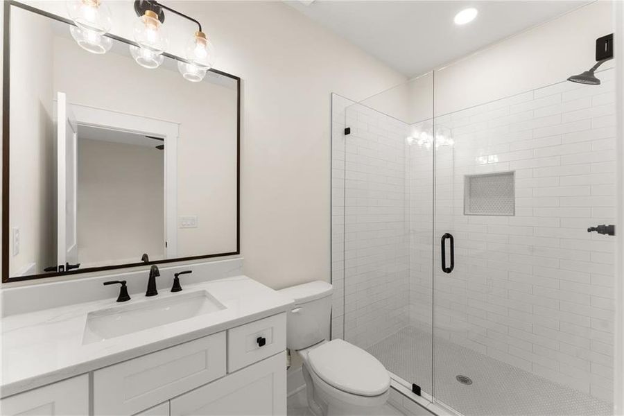 Furnished interior view inside a new home in , Hoschton (Image 7).