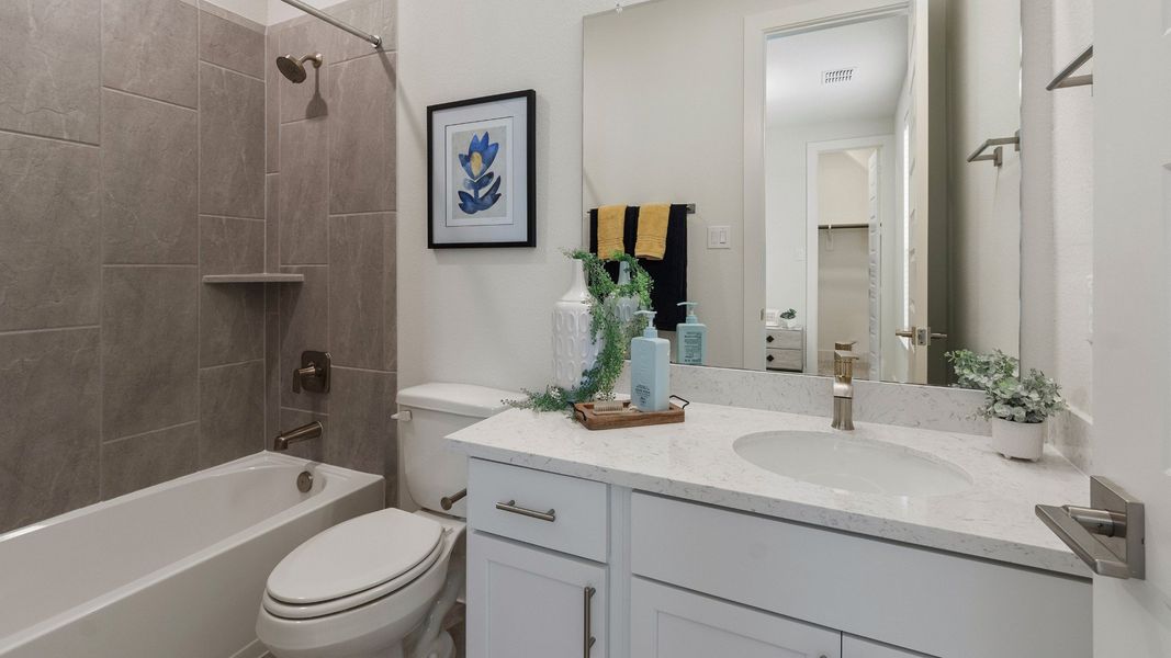 Furnished interior view inside a new home in Shady Acres, Houston (Image 20).