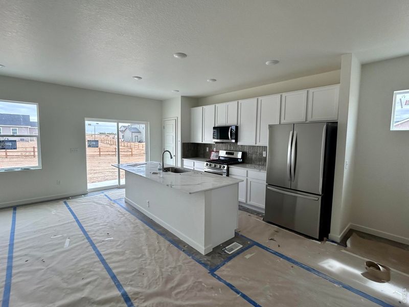 In-progress construction of a new home in Hudson Hills, Hudson, CO (Image 4). In-progress construction of a new home in Hudson Hills, Hudson, CO (Image 4).