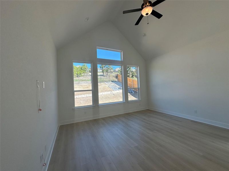 Primary Bedroom with elevated ceiling