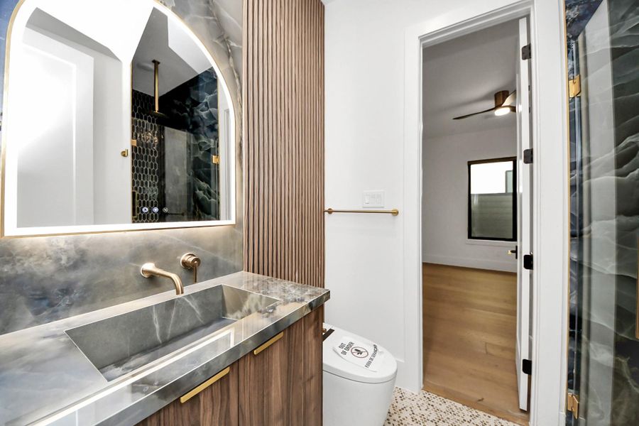 Furnished interior view inside a new home in , Stafford (Image 13).