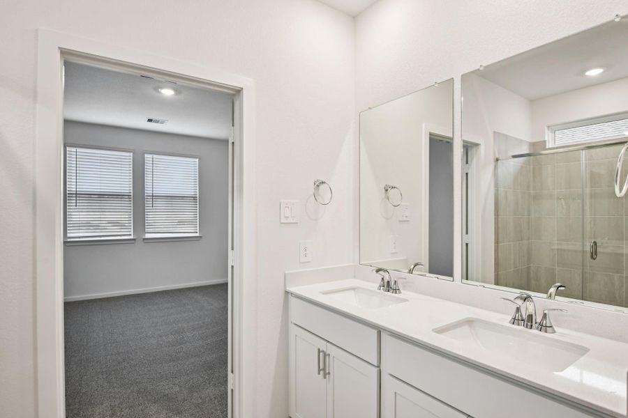 Photo is not of the actual home, but is an inspirational photo of builder’s model home and may depict options, furnishings, and/or decorator features that are not included