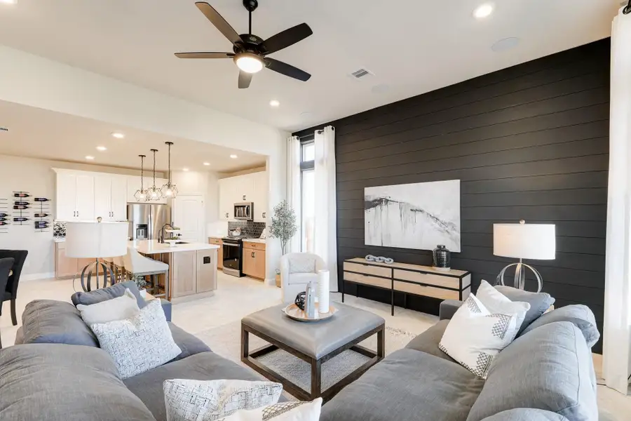 Furnished interior view inside a new home in Bridgeland: Signature Collection, Cypress (Image 35).