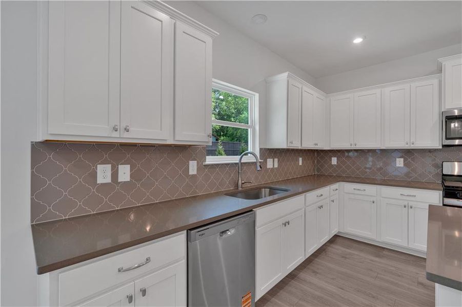 Furnished interior view inside a new home in The Overlook at Factory Shoals, Mableton (Image 6).