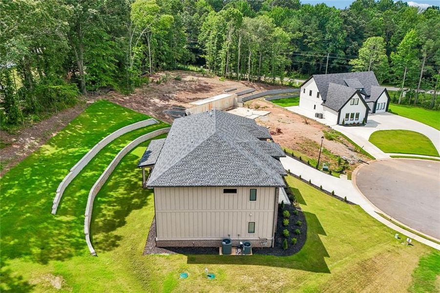 Front exterior of a new home in , Auburn, GA, highlighting curb appeal (Image 33). Front exterior of a new home in , Auburn, GA, highlighting curb appeal (Image 33).