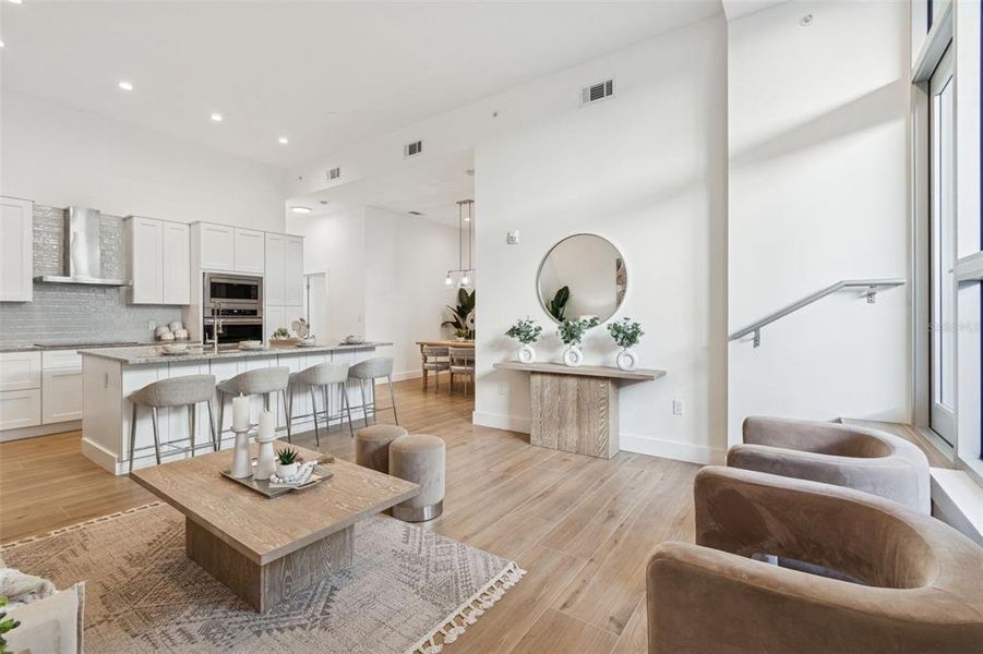 Furnished interior view inside a new home in , Sarasota (Image 56).