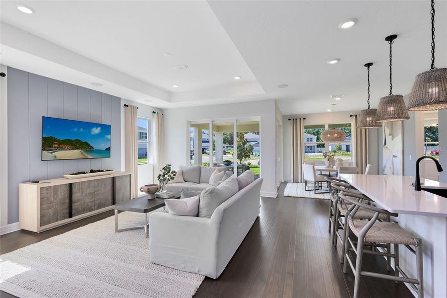 Furnished interior view inside a new home in EverBe, Orlando (Image 22). Furnished interior view inside a new home in EverBe, Orlando (Image 22).