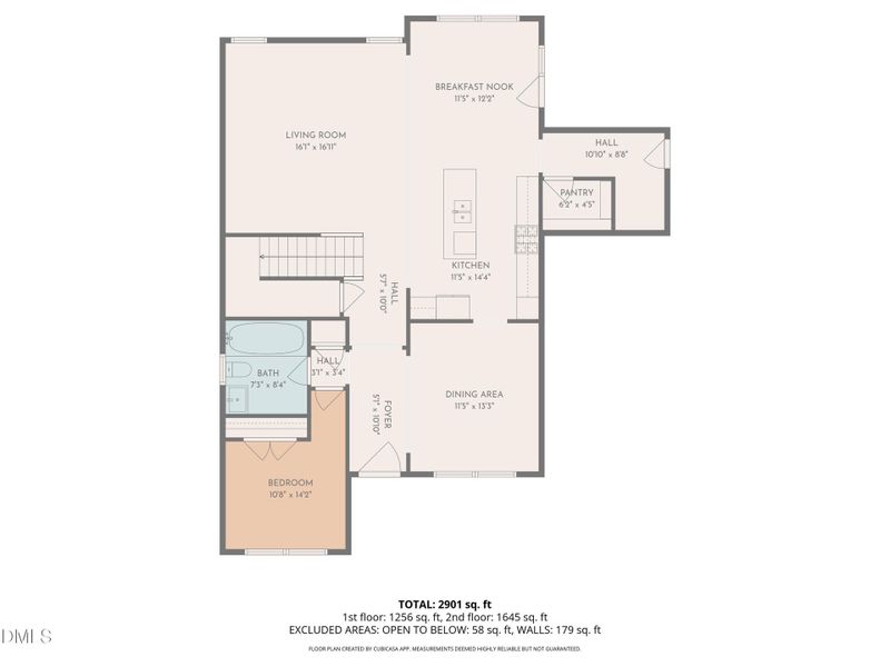 2D Floor Plan for 3510 Arran Lake Drive