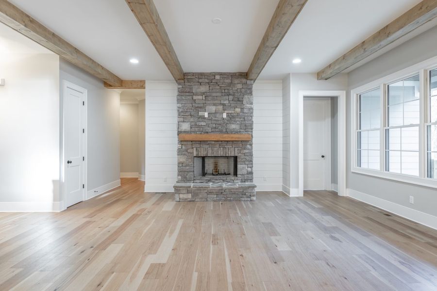Representative unfurnished interior of a home built from the Carolina B by Riverstone Construction, LLC in Pine Ridge, Soddy-Daisy (Image 22).