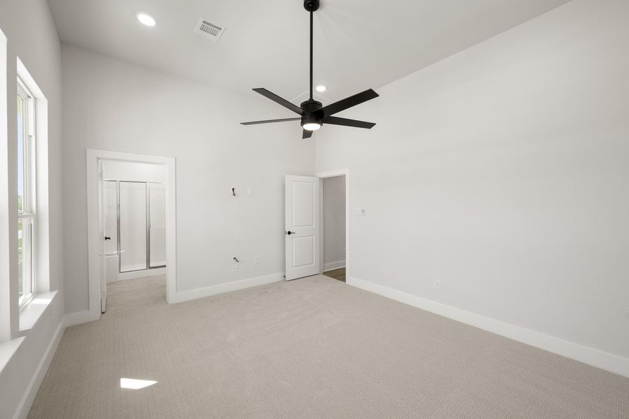 Spacious, unfurnished interior of a new home in Terrace Collection at Harvest, Argyle (Image 19).